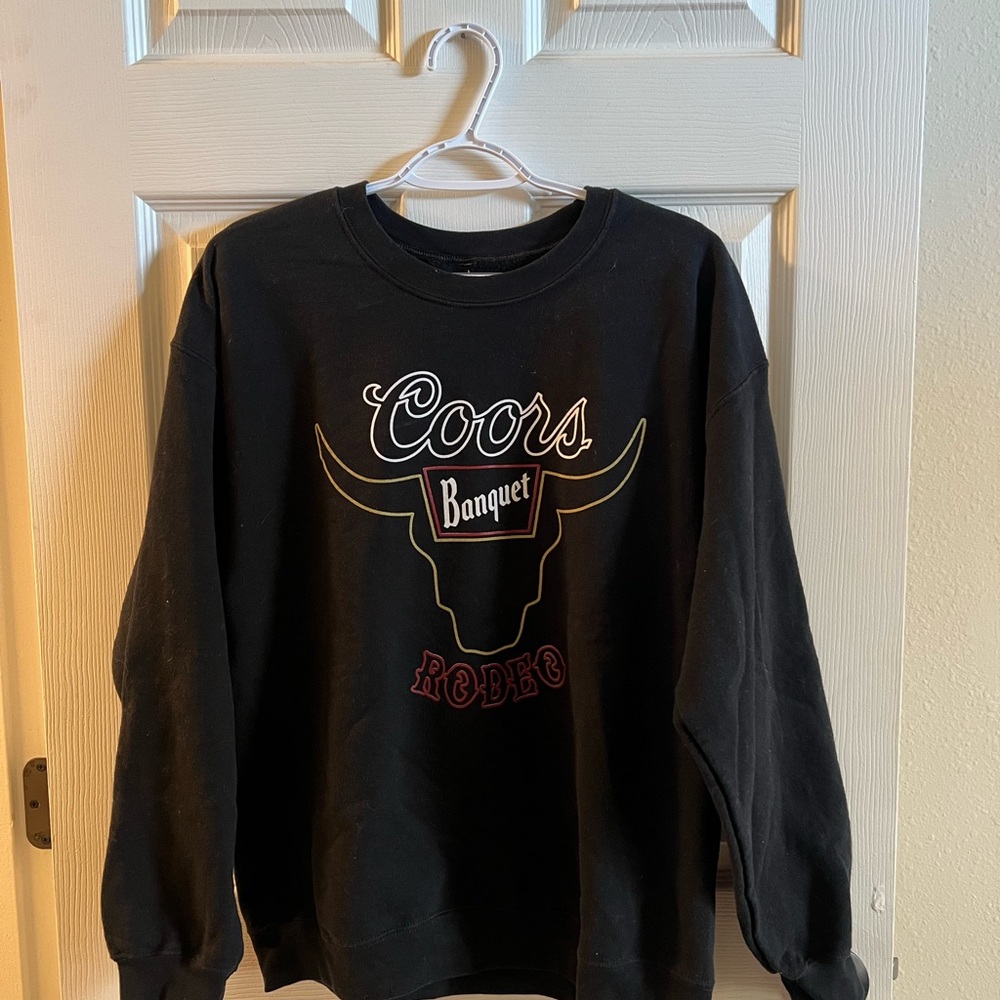 Black Coors Rodeo Sweatshirt
